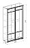 Шкаф-купе №1 Байкал. Схема.