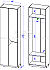 Шкаф платяной Аванти - схема