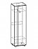 Шкаф платяной Каролина - схема