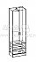 Шкаф 2-х створчатый с выкатными ящиками Квартет схема