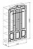 Шкаф 3-х дверный Валенсия. Схема.