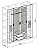 Шкаф 4-х створчатый Атлантида. Схема.