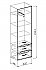Шкаф-пенал Веста - Схема