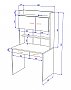 Компьютерный стол СП-23 схема