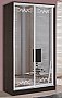 Шкаф-купе Оскар 1.2 с 2 зеркалами / 120 см