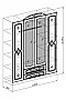 Шкаф 4-х створчатый Классика. Схема.