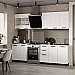 Кухня Дина Белый глянец