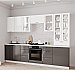 Кухня Модерн №1 Сагаста/Белый
