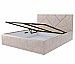Кровать двуспальная с подъемным механизмом Лима (140 / 160 / 180) Velutto 04