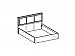 Схема - Кровать с основанием Дакота