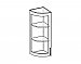 Шкаф-антресоль ШАГС-32 (920) для кухни Корсика схема