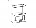 Шкаф-антресоль ШАВ-60-2Д для кухни Корсика схема