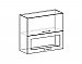 Шкаф-антресоль ШАВ-80-2Д для кухни Гурман 7 схема