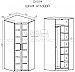 Схема - Шкаф угловой 60 - 45 Соло