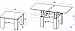 Стол-трансформер СТ 80-06 - схема