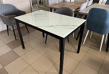Стол раскладной со стеклом Норд